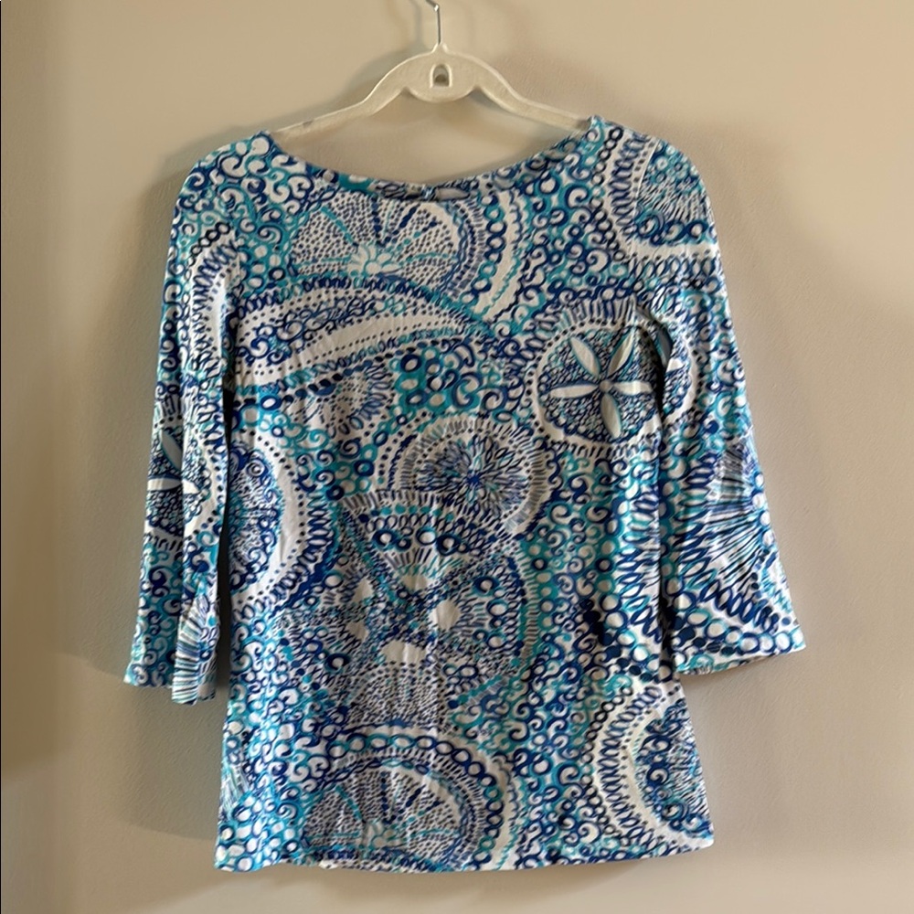 Lily Pulitzer Coastal Patterned Women's Top